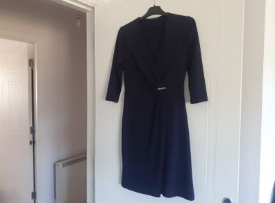 Navy blue professional dress (Esprit size XS)