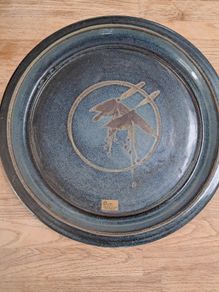 Louis Mulcahy handmade pottery plate