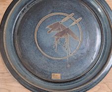Louis Mulcahy handmade pottery plate