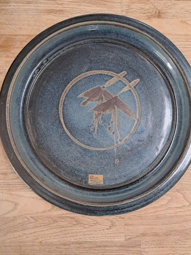Louis Mulcahy handmade pottery plate