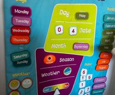Soft fabric calendar