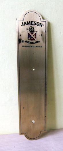Old Jameson Pub Door Finger Plate