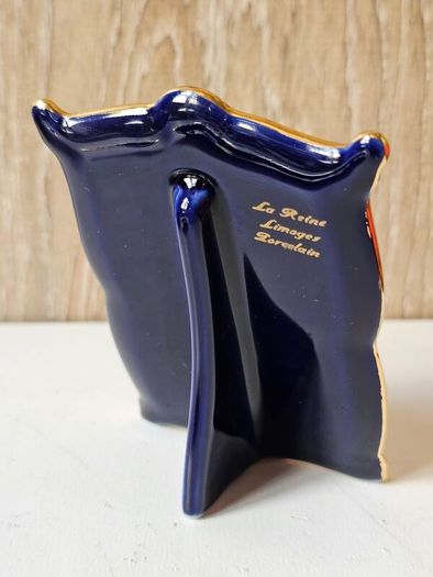 Vintage Limoges Cobalt Blue Decorative Ornaments