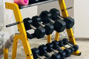 Dumbbells Kettlebels With Stand
