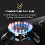 Gas Hob 2 Burners Enameled Image 4