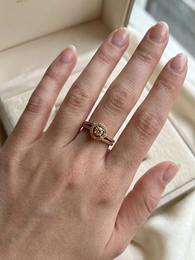 Diamond Interlocking Ring