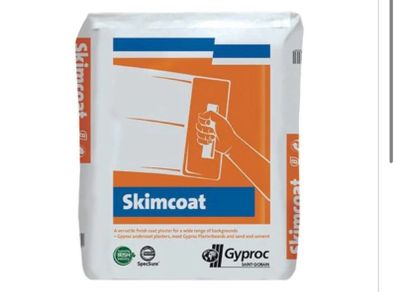 Gyproc Skimcoat Plaster 25kg 2 bags