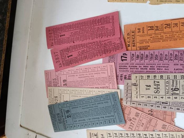Vintage Transportation Ticket Collection