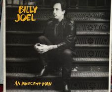 Billy Joel. Original 1983 release of An innocent man. Vinyl outer sleeve and inner lyrics sleeve in vg + condition