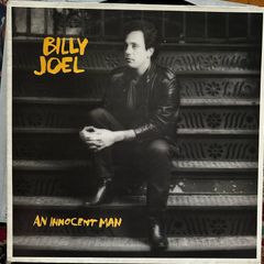 Billy Joel. Original 1983 release of An innocent man. Vinyl outer sleeve and inner lyrics sleeve in vg + condition