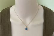 Heart shaped necklace- handmade
