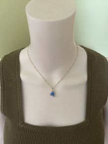 Heart shaped necklace- handmade