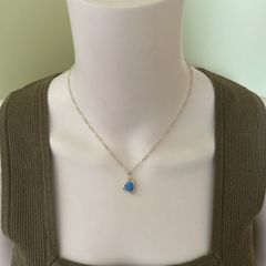 Heart shaped necklace- handmade