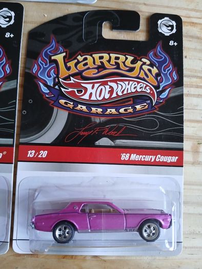 1/64 Hot Wheels Larry,s Garage, Premium Real Riders