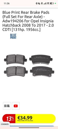 brake pads and discs