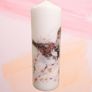 Easter spring birds motiff decorative pillar candle Image 2