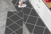 NEW SALE |  2 Pieces Non Slip Kitchen Mat Kitchen Rug Set, Washable Modern Mats and Rugs for Hallway, Dining Room and Entryway, 40x60cm + 40x120cm