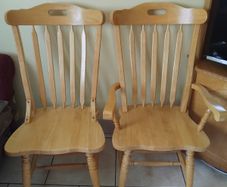 Table and 6 matching chairs