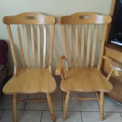 Table and 6 matching chairs
