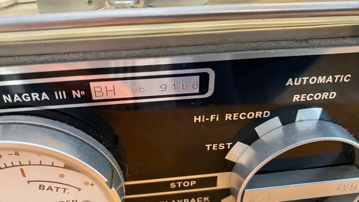 Nagra III Kudelski Tape Field Recorder - Broadcast-Grade