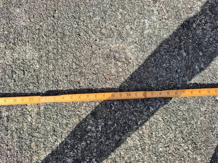 Vintage Blundell Harling 2m Wooden Folding Ruler  BS 4484 Metric