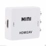 HDMI to Mini Composite CVBS RCA AV Video Converter Adapter Old TV 1080p HRCA Image 3