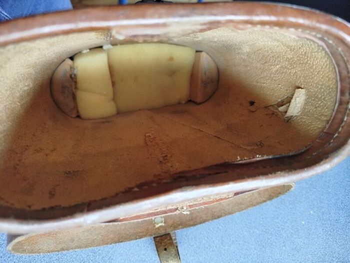 Vintage Leather Binoculars Case