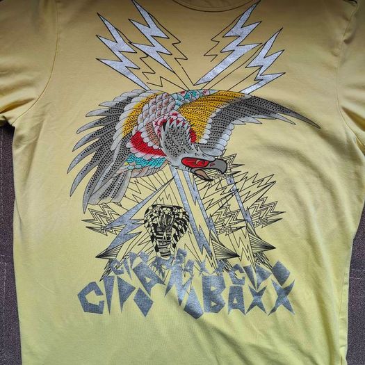 Men's Yellow T-shirt, XXL