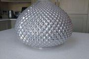 silver glass pendant light