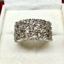 Diamond Lab-Grown Diamond Firecracker Statement Ring Image 7