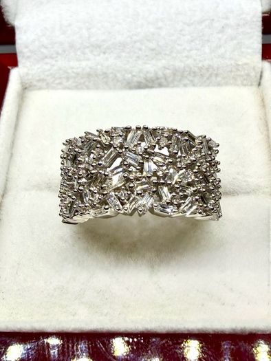 Diamond Lab-Grown Diamond Firecracker Statement Ring