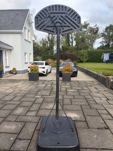 Basketball hoop and stand