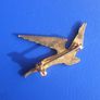 SOUTH AFRICAN AIRWAYS - a vintage Flying Springbok promotional pin badge Image 3