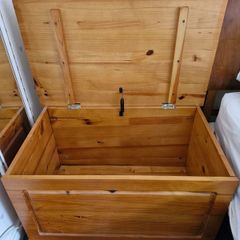 Pine Blanket Box