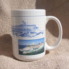 NORWEGIAN JADE (cruise liner) - a large merchandise souvenir ship's mug (c.2008)