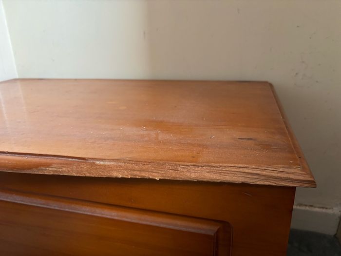 Wooden blanket box
