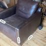 Real Genuine Leather Armchair Image 2