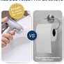Handheld Bidet Sprayer Kits for UK Toilet Douche_ Shattaf Bidets with Bidet Hose, Spray Holder and T-Adapter  Glossy Silver Image 2