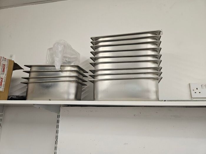 Ice cream/gelato pans and lids