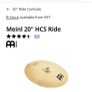 meinl ride cymbal Image 2