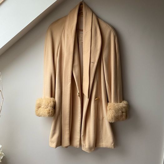 Vintage Betty Barclay Wool Cashmere Coat