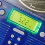 Vintage Sharper Image CD Player AM/FM Radio Shower Buddy! Clear Blue Image 8