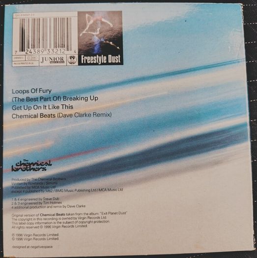 The Chemical Brothers - Loops Of Fury CD Single (1996) Limited Edition, Fold-Out Cardboard Sleeve Electro Big Beat EX+