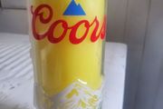 Coors wax candle