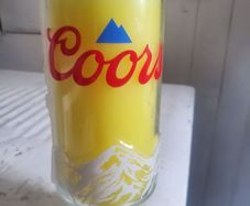 Coors wax candle