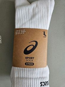New Asics Sports socks UK size 11.5-13