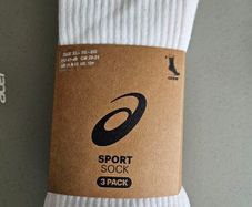 New Asics Sports socks UK size 11.5-13