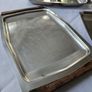 Vintage Danish 18/8 stainless steel & teak serving trays Image 7
