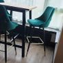 Tall table and 3 bar chairs Image 5