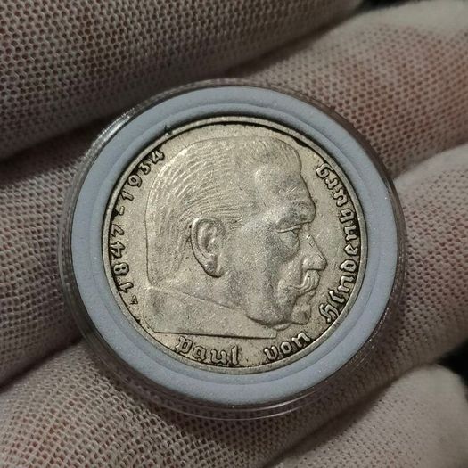 2 Reichsmark 1938 A Berlin WW2 Silver Coin third Reich